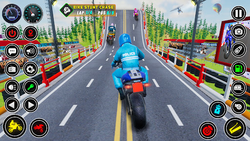 Screenshot Police bike Stunt Bike Racing