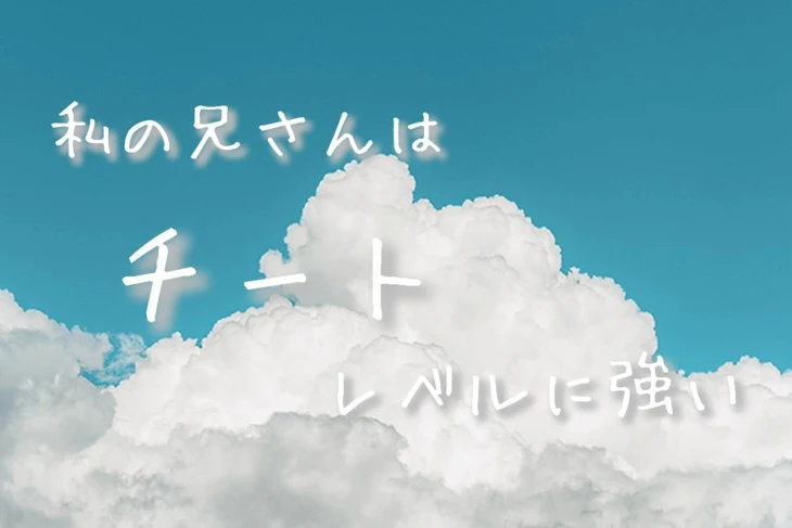 「私の兄さんはチートレベルに強い」のメインビジュアル