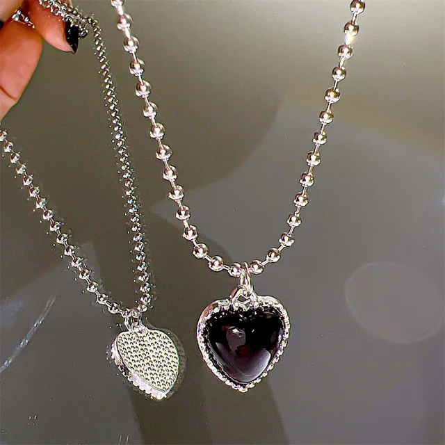 Colar de luxo acessível, personalidade criativa, micro zircônia cravejada, amor avançado e design único.