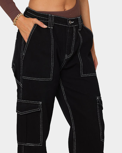 Title 2, Womens High Waist Baggy Loose Wide Leg Workwea...
