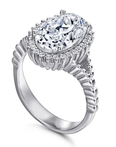 S925 Sterling zilveren eivormige zi - 1