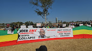 The All United Amhara Association in South Africa picketed ahead of the Brics Summit to call on Prime Minister Abiy Ahmed to stop attacking the Amhara region. 