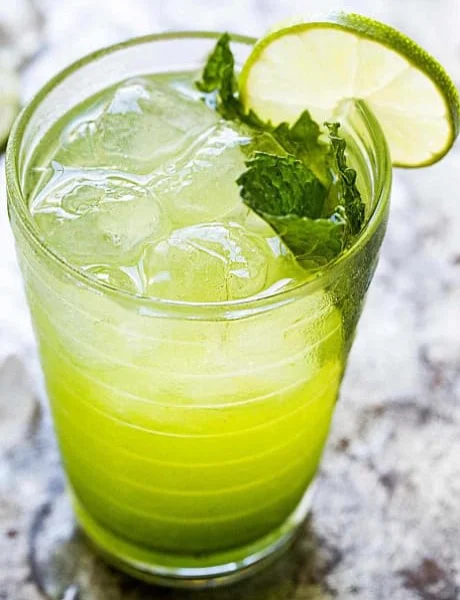 Sweet Mint Lime Soda