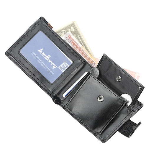 Title 2, Mens horizontal casual wallet with buckle, Eur...