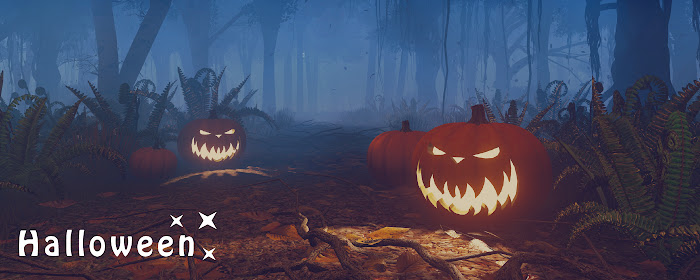 Halloween HD Wallpaper New Tab Theme marquee promo image