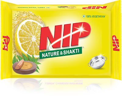 Nip Nature And Shakti Dishwash Bar - 4*125 gm