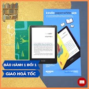 [Mã Skamsale12 Giảm 10% Đơn 200K] Máy Đọc Sách Kindle Paperwhite Kids 5 2021 11Thgeneration Kèm Cover Chính Hãng