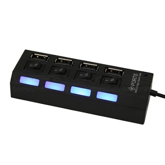 Bộ Chia Usb 4 Cổng Có Công Tắc( Hup 4 Port)