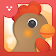 Élevage de poulets Chicken 3D icon