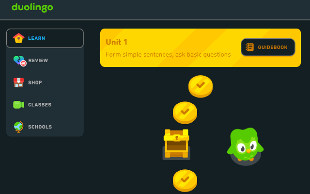 Duolingo Dark Mode Preview image 0