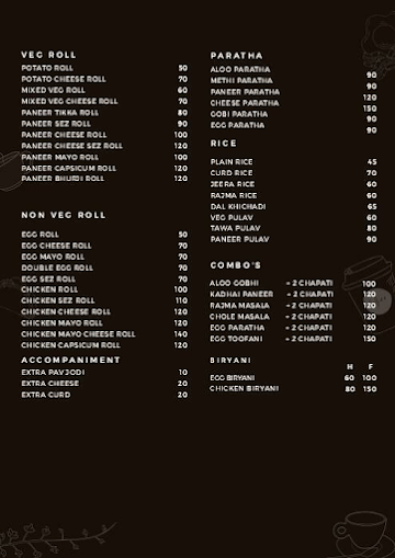 Cafe Brooklyn menu 