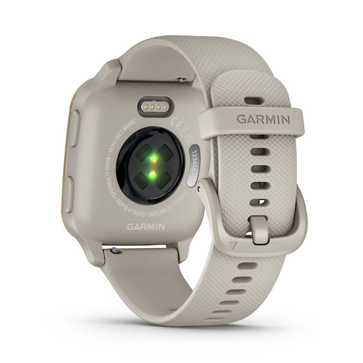 Đồng hồ thông minh Garmin Venu Sq 2, Music, Xám French/ Vàng Kem, KOR/SEA (010-02700-82)