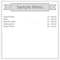 Madhur Sweets & Chat menu 1