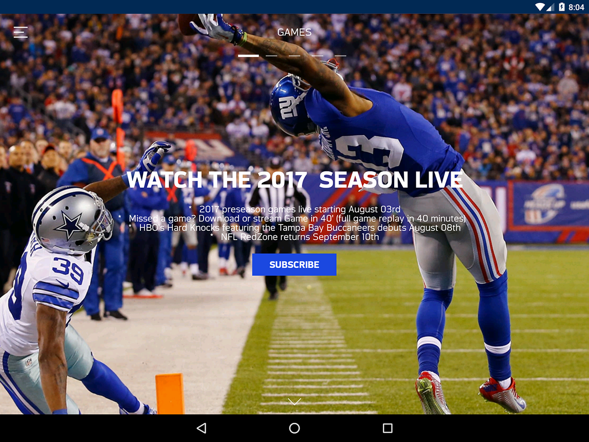 NFL Game Pass Europe - Android Apps on Google Play