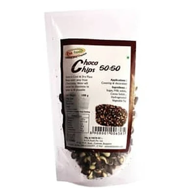 Ask Choco Chips 50-50 Dark And White 100 Gm