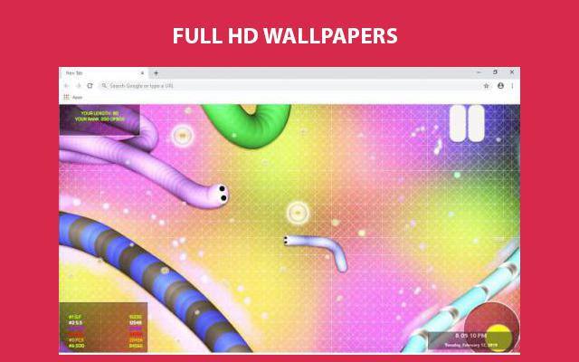 Hexar.io Wallpapers and New Tab chrome extension
