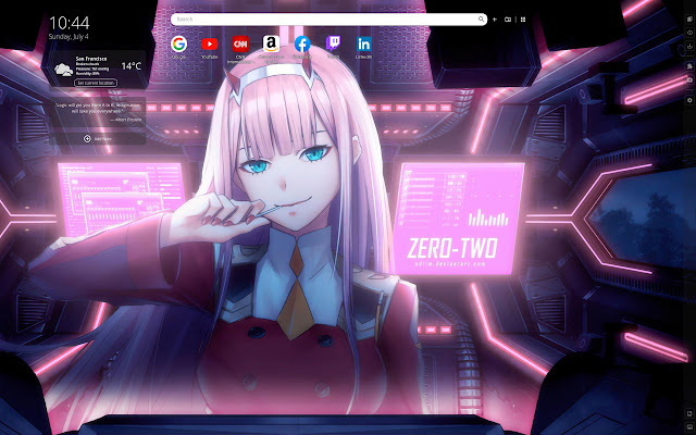 Zero Two Wallpapers New Tab