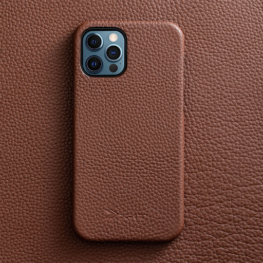 Title 4, Leather mobile phone case with lychee pattern, ...