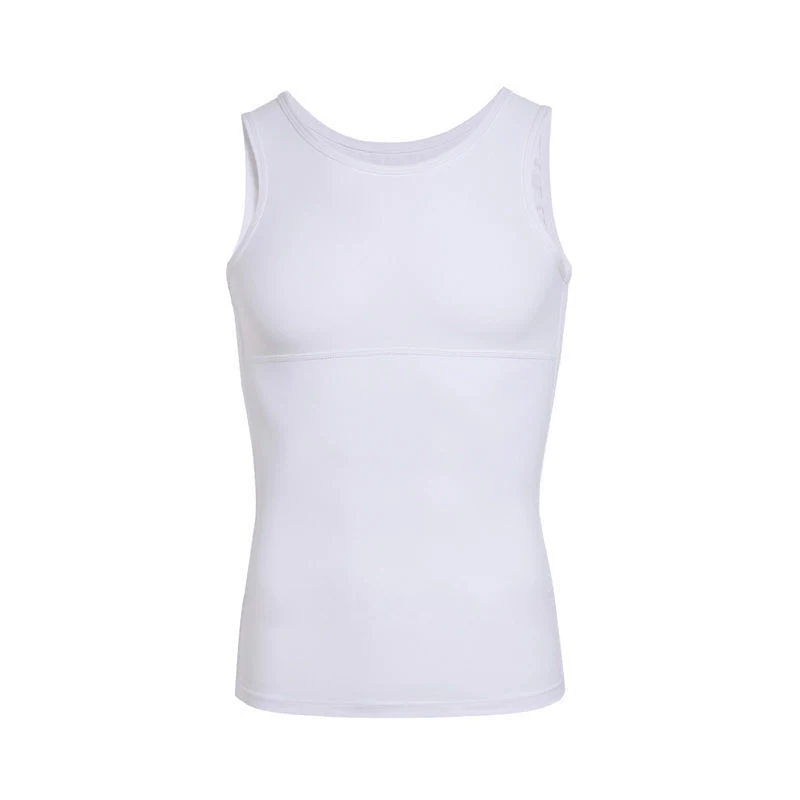 Gilet uomo invisibile contenitivo per pancia, effetto ventre piatto, design reggiseno, compressione confortevole, migliora la postura.