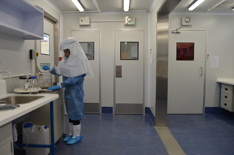 A look inside the UFS’s new biosafety level (BSL) 3 laboratory. Picture: SUPPLIED/UFS