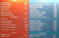 Lassi Shop, VV Puram menu 3