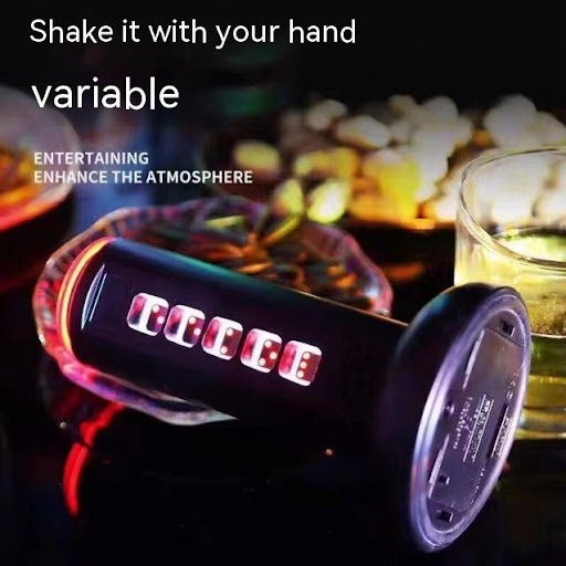 Title 5, Portable Electronic Dice Box for Bars KTV. Feat...