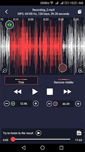 Audio recorder banner