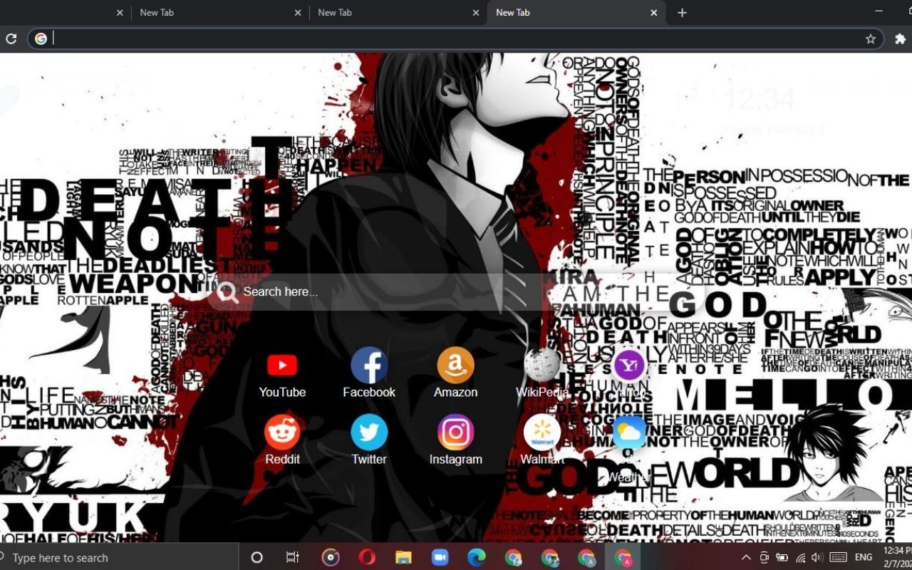 Death Note Wallpaper HD [New Tab 2021] Preview image 1