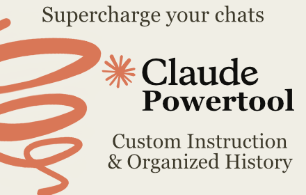 Claude powertools - Enhance Your Claude AI Experience small promo image