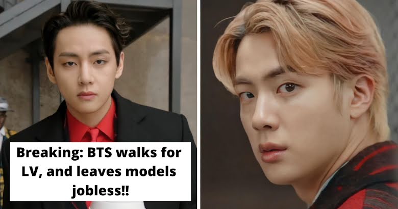 Korean pop icons BTS walk at Louis Vuitton's Fall 2021 show in