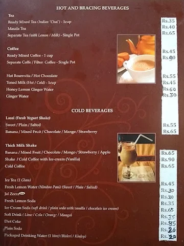 Jai Niwas Restaurant menu 