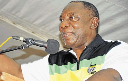 Deputy President Cyril Ramaphosa. Picture: FILE