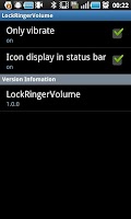 LockRingerVolume Screenshot