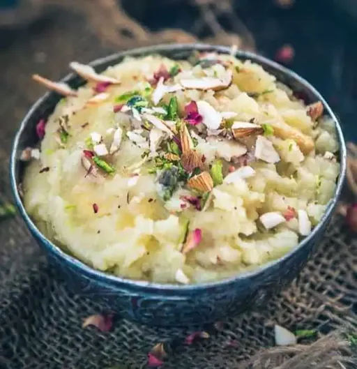 TMXs Falahari Aloo Halwa