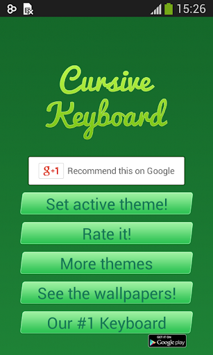 Cursive Keyboard