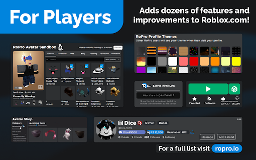 RoPro - Enhance Your Roblox Experience