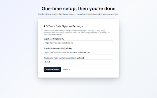 Team Data Sync screenshot 5