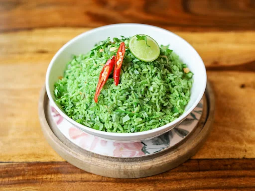 Stir Fried Green Coriander Rice