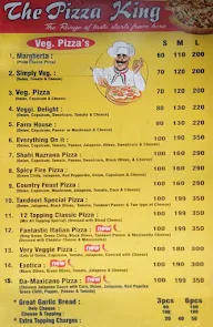 The Pizza King menu 1