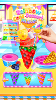 Rainbow Cone Dessert Maker Screenshot