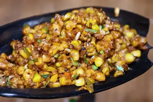 Crispy Corn With Veggie Dry.