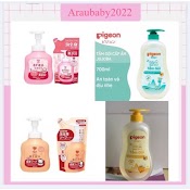 Sữa Tắm Dầu Gội Đầu Cho Trẻ Em Bé Sơ Sinh Gái Trai Sữa Tắm Gội Arau Baby Pigeon 700Ml Dịu Nhẹ Cấp Dưỡng Ẩm Thảo Dược