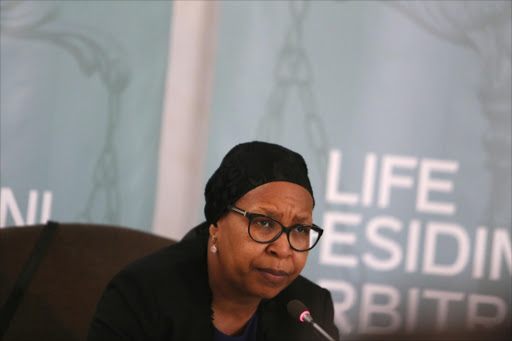 Former Health MEC Qedani Mahlangu says the “collective” made the decision to close Life Esidimeni homes. Picture: ALON SKUY