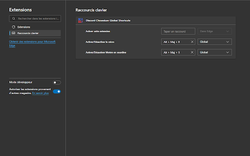 Discord Chromium Global Shortcuts