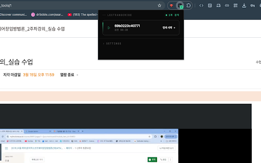 LecTranscribe screenshot 2