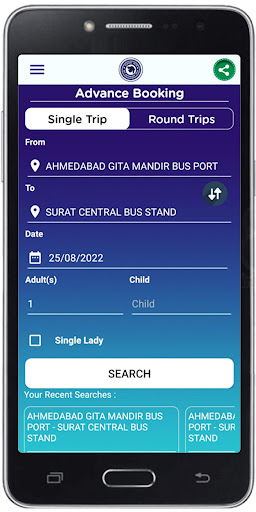 Screenshot GSRTC