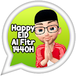 Cover Image of 下载 Stickers Happy EID Al Fitr 2019 WAStickerApps 1.0 APK