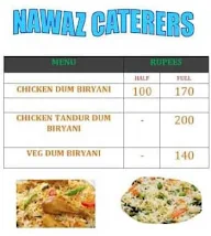 Nawaz Caterers menu 1