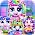 Icon Triplet Newborn Unicorn Baby