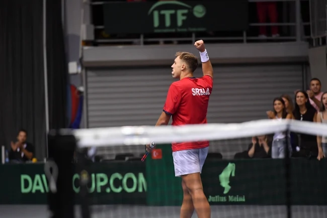 Teniseri Srbije igraju protiv Čilea u prvom kolu kvalifikacija za Dejvis kup 2026.